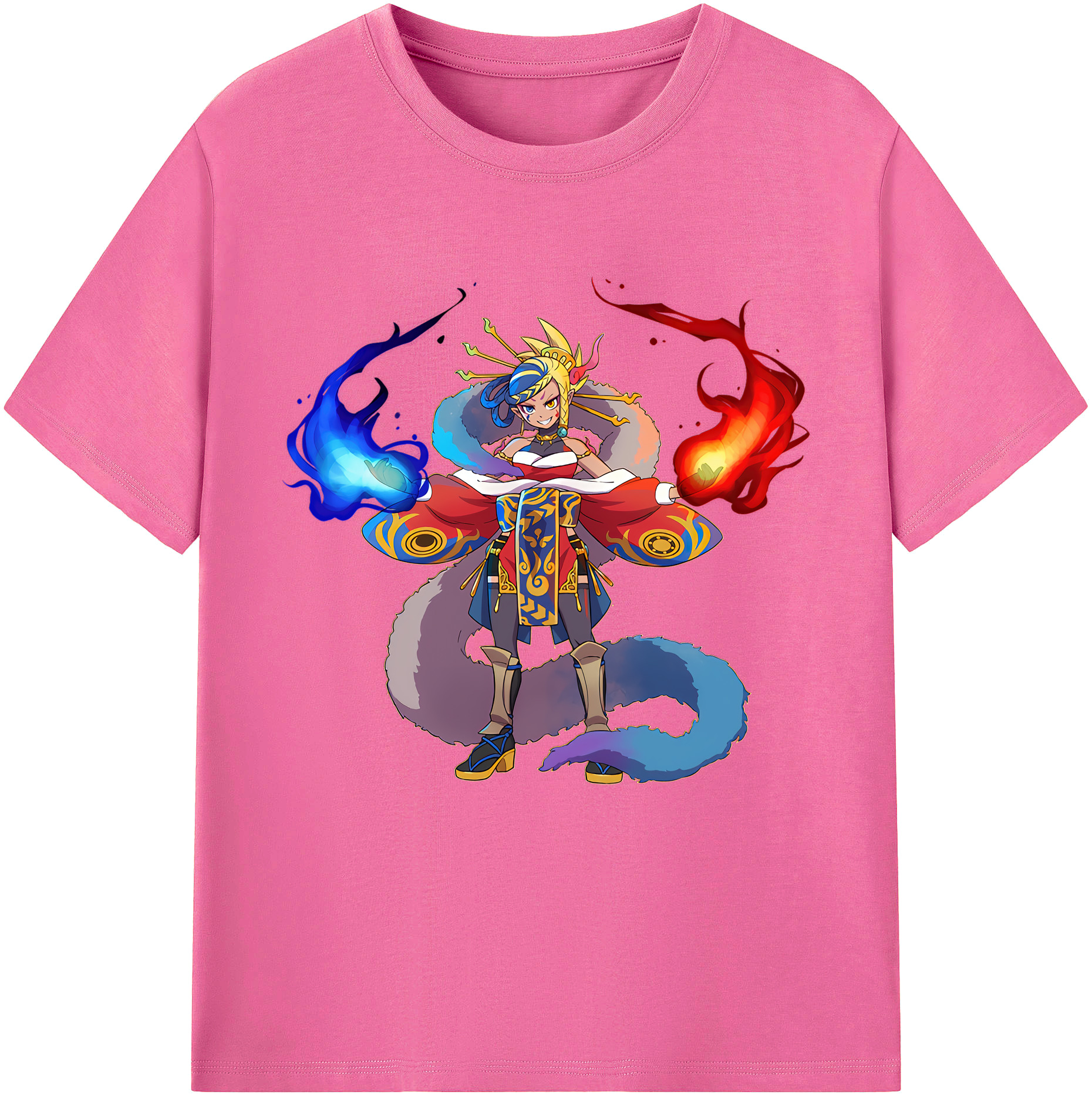 （画像用） 妖怪ウォッチ Yo-kai Watch レディースカジュアルプリントTシャツ（綿100％）